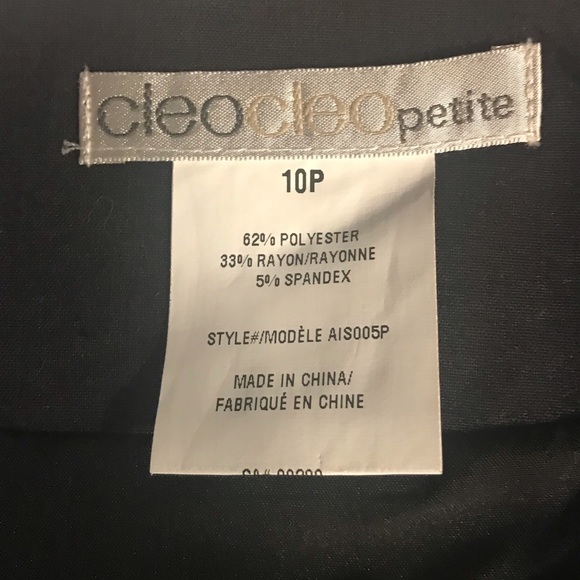 NWT Cleo Ladies’ Grey Skirt - Size 10P - Picture 2 of 3